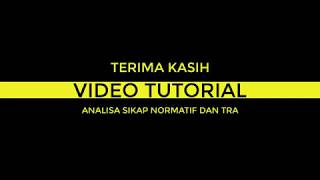 Video Tutorial Metoda Penelitian  Analisa Normatif dan Theory of Reasoned Action [upl. by Longmire817]