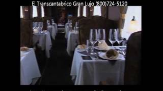 El Transcantabrico Gran Lujo luxury train tour in Spain [upl. by Elak219]