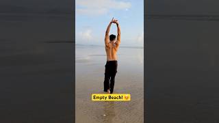 SECRET Empty Beach Near Mumbai 😦🌊 shorts vlog [upl. by Ytram]