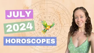 🦜 JULY 2024 HOROSCOPES  ALL 12 SIGNS 🦜 [upl. by Atok]