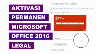 Download Install Microsoft Office Pro 2016 Original amp Aktivasi Permanen Legal [upl. by Lindsey]