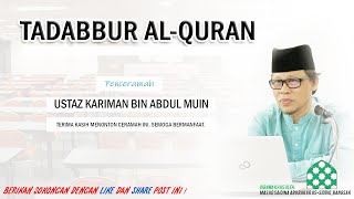 1092024  TADABBUR ALQURAN SURAH ALMULK AYAT28 [upl. by Yenots731]