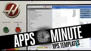 Haas Apps Minute  VPS Run amp Save Options  Haas Automation Inc [upl. by Atined]