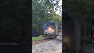 Piedmont Train P075 Arrives in the Cary Station [upl. by Ragland]