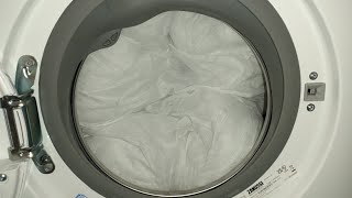 zanussi ZWF844B3PW  cushion wash [upl. by Anirdnaxela777]