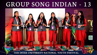 Group song Indian by Banasthali Vidyapith students  National youth festival  देशभक्ति गीत [upl. by Rellia]