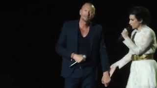 Laura Pausini ft Biagio Antonacci  Convivendo  San Siro Milano  31052014 [upl. by Ueik]