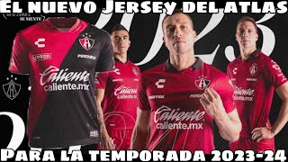 EL NUEVO JERSEY DEL ATLAS 202324🔴⚪⚫ [upl. by Sesilu407]