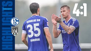 Klarer Sieg bei GERAERTSPREMIERE  HIGHLIGHTS  FC Schalke 04  Heracles Almelo 41 [upl. by Imis633]