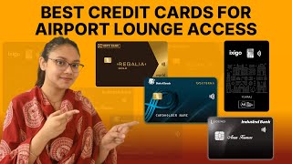 Best Credit Cards for Airport lounges in India in 2024 [upl. by Maighdiln]