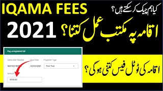 How to Check Iqama Fees in 2021I maktab amal fees checking I Iqama Maktab Amal Fees Aise Check Kren [upl. by Nadine]