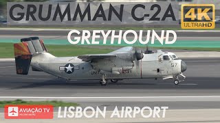 US Navy Grumman C2A Greyhound • 16216457 • Lisbon Airport [upl. by Turnheim648]