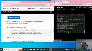 Lab 35 Container Images  Red Hat Academy [upl. by Dnana]