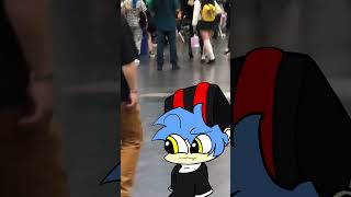 A Yellowsystem goes to an anime convention animation animationvideo animecosplay fnf beepie [upl. by Notsua72]