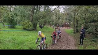 Départ du cyclocross U13 de Meyzieu [upl. by Eetnom435]