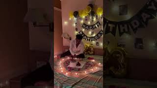 birthday decoration birthday balloon decoration birthday balloon deco ideas decor for girlfriend [upl. by Etteuqal]