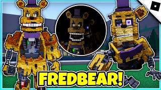 Fazbears Revamp RP P2  How to get FORGOTTEN ERA BADGE  FREDBEAR MORPHS ROBLOX [upl. by Kaleena]