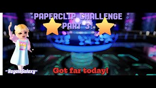 📎Paperclip challenge📎  ⭐Part 3⭐  🏰Royale High🏰  🌌RoyaleGalaxy🌌 [upl. by Yennek]