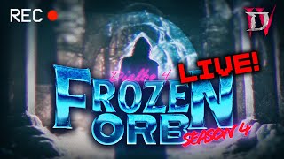 FROZEN ORB  PIT 70  Speed farming 60s amp Masterworking  Level 100  Diablo IV S4 [upl. by Ansaev]