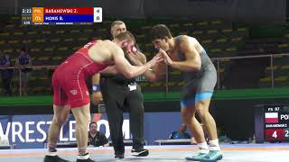 14 FS  97 kg Z BARANOWSKI POL v B HONIS ITA [upl. by Toth]