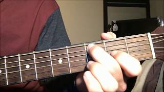 Slow motion Christian French  Love Ride Intro Guitar Lesson [upl. by Elsworth787]