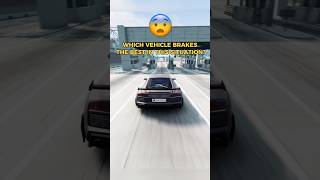 WHICH VEHICLE BRAKES THE BEST IN THIS SITUATION beamngdrive shorts [upl. by Markiv]