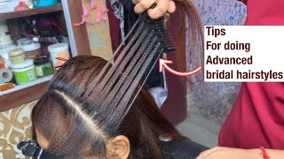 Advanced bridal hairstyles step by step  new hairstyles for wedding [upl. by Baggott]