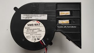 NMBMAT Fan BG0903B049P0S 12V 265A approx 72008500rpm 4wire Used Dell Server Fan [upl. by Lipsey]