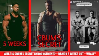 What is CBums Secret Announcement  Ramon Dino 5 Weeks Out  Wesley Vissers Transformation [upl. by Ahsienahs]