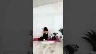 How to do Supported Restorative Hero’s Pose With a Bolster  Online Yoga School [upl. by Leoline561]