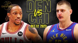 Denver Nuggets vs Chicago Bulls Full Game Highlights  December 12 2023  FreeDawkins [upl. by Epilif]