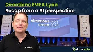 Directions EMEA Lyon Recap from a BI perspective  Power BI und Dynamics BC [upl. by Nylram]