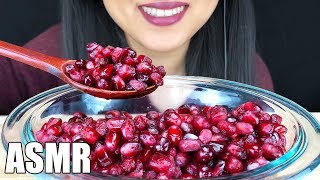 ASMR POMEGRANATE FRUIT No Talking  Crunchy Eating Sounds  ASMR Phan [upl. by Feodor267]