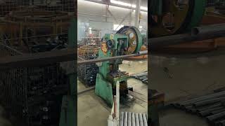 The process of making an extralong garage roller door machine process springs factory roller [upl. by Adnilemre]