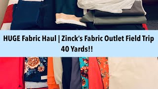 Fabric Haul  Fabric Outlet Shopping Trip [upl. by Hertberg]