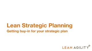 Lean Strategic Planning  Catchball [upl. by Eyram935]