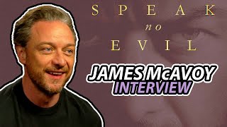 James McAvoy interview quotSpeak No Evilquot [upl. by Surtemed]