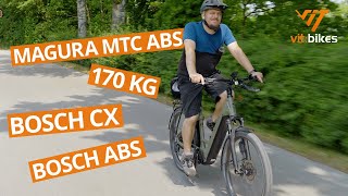 Kalkhoff Entice 7b Advance  mit Bosch ABS im Test 🚵‍♀️ Wie fährt sich ein Premium Tourenrad [upl. by Naujet962]