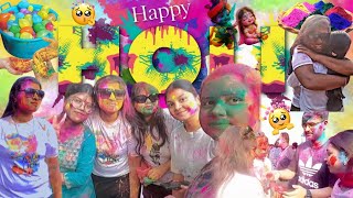 HOLI 🌈 IN COLLAGE📍adamas universitykolkataFun 😜 Dance 💃Sangeetatheplayer VLOG 10 [upl. by Ennirok412]