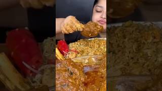 Eating Spicy Mutton Curry with Rice 😍 mukbang sorts [upl. by Oirtemed354]