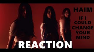 HAIM  If I Could Change Your Mind Official Video Reaction [upl. by Gilud223]