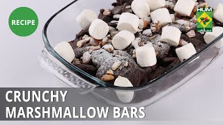 Crunchy Marshmallow Bars Recipe  Food Diaries  Zarnak Sidhwa  Dessert [upl. by Ennayehc]