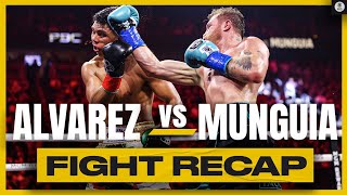 Canelo Alvarez DROPS Jaime Munguia wins in decision to RETAIN TITLE I CBS Sports [upl. by Vassell]