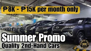 Second Hand Cars Summer Promo 2024  SUV at Kotse 15k lang a month  Used Cars Philippines [upl. by Atiseret]