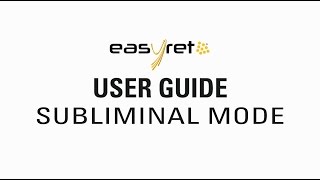 Quantel Medical EasyRet  User Guide SubLiminal [upl. by Grantland]