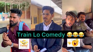 Train Lo Comedy 😅😂😂  Always Kalyan  Back To Back comedy 😂 [upl. by Nnawtna]