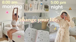 why u need to stay consistent ⭐️ 8am morning routine to 5pm night routine aesthetic productive vlog [upl. by Hbahsur160]