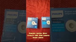 Philips Astra Spot 2Watt LED COB Lights Warm white [upl. by Hump967]