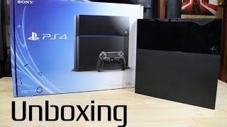 PlayStation 4 Unboxing  Close Look [upl. by Heilner777]