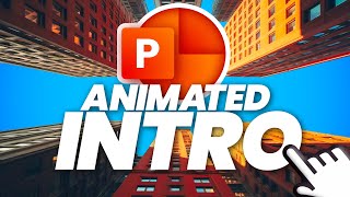 ANIMATED PowerPoint Intro Slide ✨ Easy amp Impressive [upl. by Adidnere382]